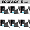 ECOPACK 6 UDS - IBIZA POTENTE HUEVO VIBRADOR CONTROL REMOTO
