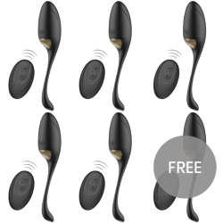 ECOPACK 6 UDS - IBIZA POTENTE HUEVO VIBRADOR CONTROL REMOTO