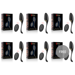 ECOPACK 6 UDS - IBIZA POTENTE HUEVO VIBRADOR CONTROL REMOTO