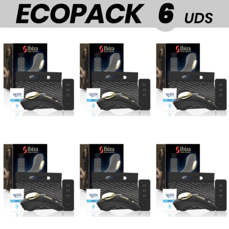 ECOPACK 6 UDS - IBIZA PANTIE VIBRADOR CONTROL REMOTO SILICONA