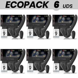 ECOPACK 6 UDS - IBIZA VIBRADOR STRAPLESS CON PULSADOR CONTROL REMOTO