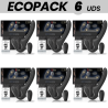 ECOPACK 6 UDS - IBIZA VIBRADOR STRAPLESS CON PULSADOR CONTROL REMOTO