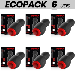 ECOPACK 6 UDS - JAMYJOB ASTRA MASTURBADOR CON VIBRACIÓN Y ONDAS ESTIMULADORAS