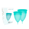 STERCUP - PACK COPA MENSTRUAL SILICONA FDA TALLA S L AQUAMARINA