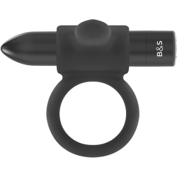 BLACKandSILVER - CAMERON ANILLO RECARGABLE NEGRO