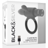 BLACKandSILVER - CAMERON ANILLO RECARGABLE NEGRO