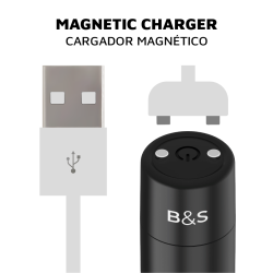 BLACKandSILVER - BALA MAGNETICA VIBRADORA KERNEX 2 NEGRO