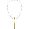 IBIZA - DISCRETO ESTIMULADOR DIAMOND COLLAR RECARGABLE 12 MODOS DE VIBRACIÓN DORADO 12,2 X 1,4