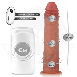 COCK MILLER - DILDO HIPERREALÍSTICO CON VENTOSA Y THRUSTING CON CONTROL REMOTO 19,5 CM