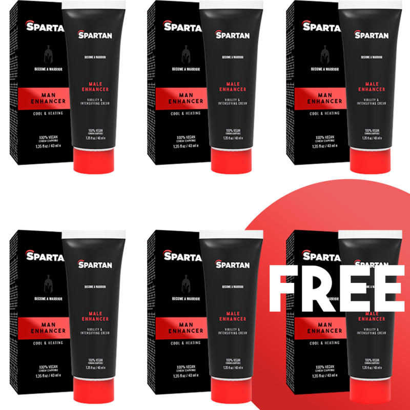 SPARTAN - GEL DE ERECCION-ORGASMO-DURACION DE PAREJA 100 VEGANO 51 GRATIS