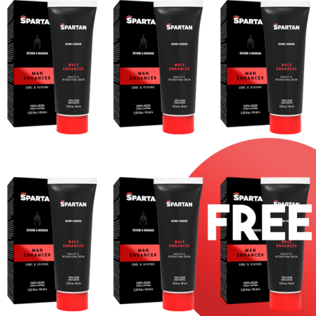 SPARTAN - GEL DE ERECCION-ORGASMO-DURACION DE PAREJA 100 VEGANO 51 GRATIS