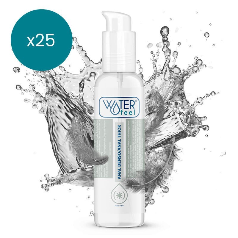 WATERFEEL - LUBRICANTE ANAL 150 ML PACK 25 UDS WATERFEEL - LUBRICANTE ANAL 150 ML PACK 25 UDS