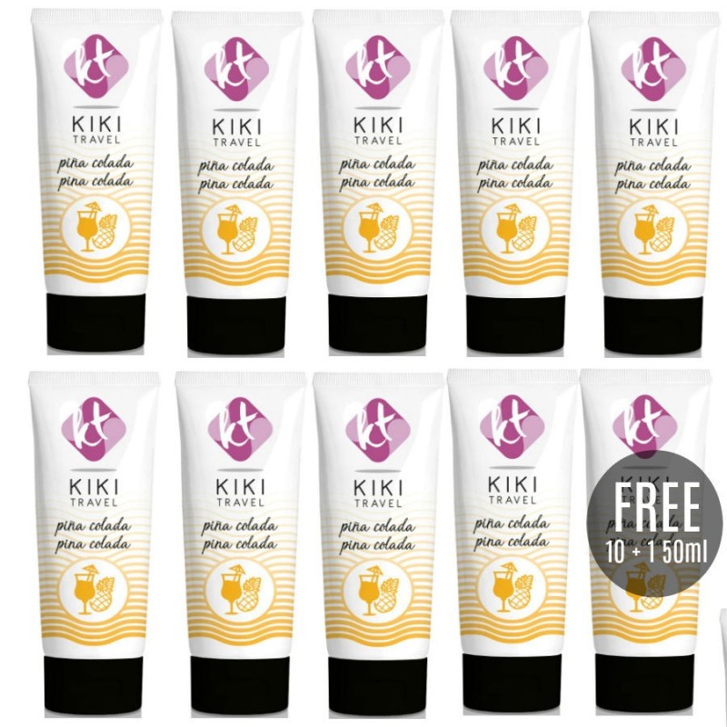 KIKÍ TRAVEL - LUBRICANTE SABOR A PIÑA COLADA 50 ML 10 1 GRATIS KIKÍ TRAVEL - LUBRICANTE SABOR A PIÑA COLADA 50 ML 10 1 GRATIS