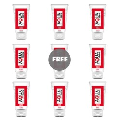 AQUA TRAVEL - LUBRICANTE BASE AGUA SABOR PIRULETA - 50 ML 81 GRATIS