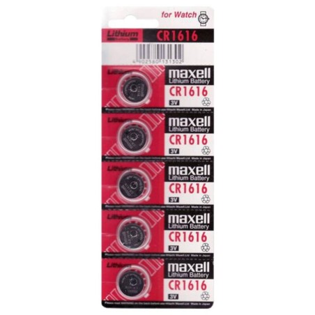 MAXELL - PILA BOTON LITIO CR1616 3V BLISTER5