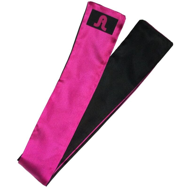 ADRIEN LASTIC - VENDA SATIN REVERSIBLE ROSA-NEGRO