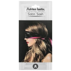 ADRIEN LASTIC - VENDA SATIN REVERSIBLE ROSA-NEGRO