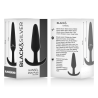BLACKandSILVER - HANSEL PLUG ANAL SILICONA CON ASA PEQUEÑO
