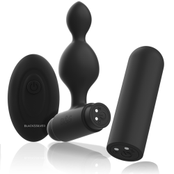 BLACKandSILVER - TUCKER PEQUEÑO PLUG ANAL SILICONA CONTROL REMOTO