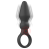 BLACKandSILVER - OZZY POTENTE VIBRADOR PLUG ANAL SILICONA