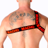 MACHO - ARNÉS ROMANO BLANCO S-M