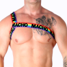 MACHO - ARNÉS ROMANO BLANCO S-M