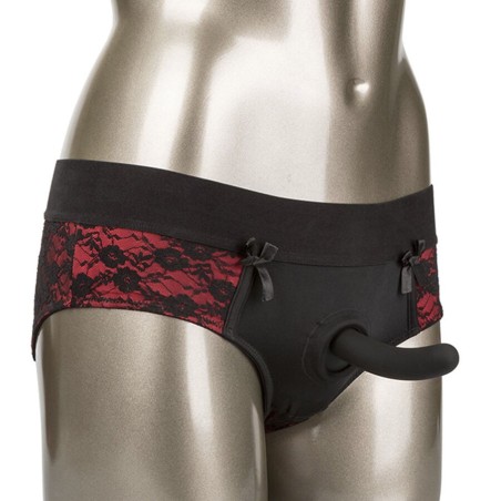 CALEXOTICS - SCANDAL SET DE BRAGUITAS SIN ENTREPIERNAS CON DILDO TALLA S-M