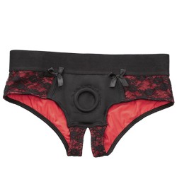 CALEXOTICS - SCANDAL SET DE BRAGUITAS SIN ENTREPIERNAS CON DILDO TALLA S-M