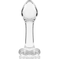 NEBULA SERIES BY IBIZA - MODELO 2 PLUG CRISTAL TRANSPARENTE 11 CM -O- 3.5 CM