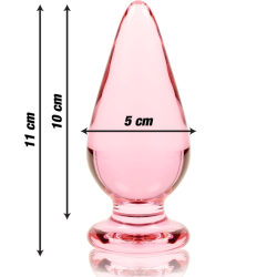 NEBULA SERIES BY IBIZA - MODELO 4 PLUG CRISTAL TRANSPARENTE 11 CM -O- 5 CM