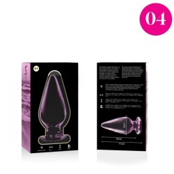 NEBULA SERIES BY IBIZA - MODELO 4 PLUG CRISTAL TRANSPARENTE 11 CM -O- 5 CM