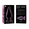 NEBULA SERIES BY IBIZA - MODELO 4 PLUG CRISTAL TRANSPARENTE 11 CM -O- 5 CM