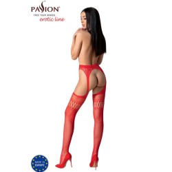 PASSION - S026 MEDIAS CON LIGUERO NEGRO TALLA ÚNICA