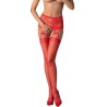 PASSION - S027 MEDIAS CON LIGUERO NEGRO TALLA ÚNICA