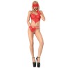 CHILIROSE - CR 3882 SET BODY CROTCHLESS NEGRO S-M