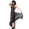 CHILIROSE - CR 3883 BABYDOLL LARGO ROJO S-M