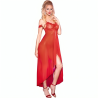 CHILIROSE - CR 3716 BABYDOLL LARGO NEGRO S-M
