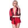 CHILIROSE - CR 4113 PEGNOIR NEGRO S-M
