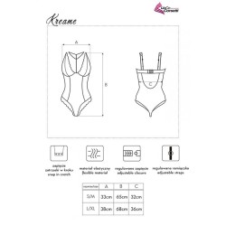 LIVCO CORSETTI FASHION - KREAME LC 90546 BODY BLACK S-M