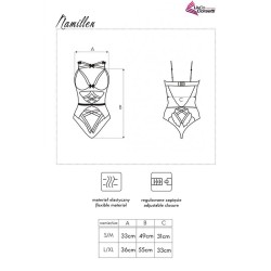 LIVCO CORSETTI FASHION - NAMILLEN LC 90528 BODY BLACK S-M
