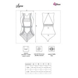 LIVCO CORSETTI FASHION - LIXPEN LC 90612 BODY NEGRO S-M