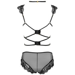 LIVCO CORSETTI FASHION - PALMENOM LC 90614 SUJETADOR PANTY NEGRO S-M