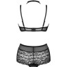 LIVCO CORSETTI FASHION - LINERA FOR THE SENSES COLLECTION SUJETADOR PANTY NEGRO S-M