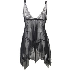 SUBBLIME - BABYDOLL TELA TUL PECHO ENCAJE S-M