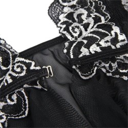 SUBBLIME - BABYDOLL TELA TUL PECHO ENCAJE S-M