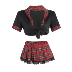 SUBBLIME - DISFRAZ DE COLEGIALA SEXY CON TOP S-M