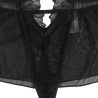 SUBBLIME - TEDDY CUELLO HALTER ESPALDA DESCUBIERTA ENCAJE NEGRO S-M