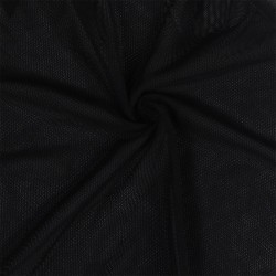 SUBBLIME - BABYDOLL TELA DE TUL DETALLE ENCAJE Y FLOR NEGRO S-M