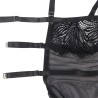 SUBBLIME - BABYDOLL CON TIRANTES AJUSTABLES DE ENCAJE NEGRO S-M