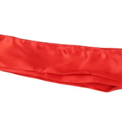 SUBBLIME - BATA TELA TRANSPARENTE DETALLE ENCAJE ROJO S-M